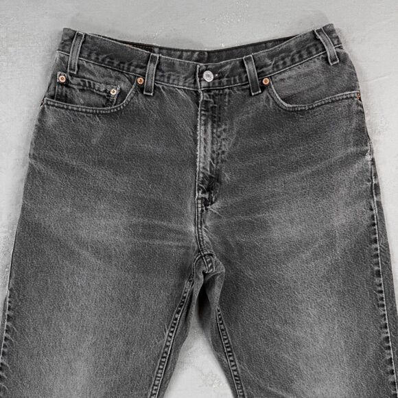 Vintage 2001 Levi's 550 Red Tab Jeans "Every Garment Guaranteed" Fit 33 x 34 - Picture 2 of 8